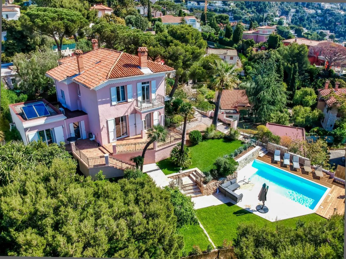 Stunning Seaview Villa. Villefranche Sur Mer Eksteriør billede