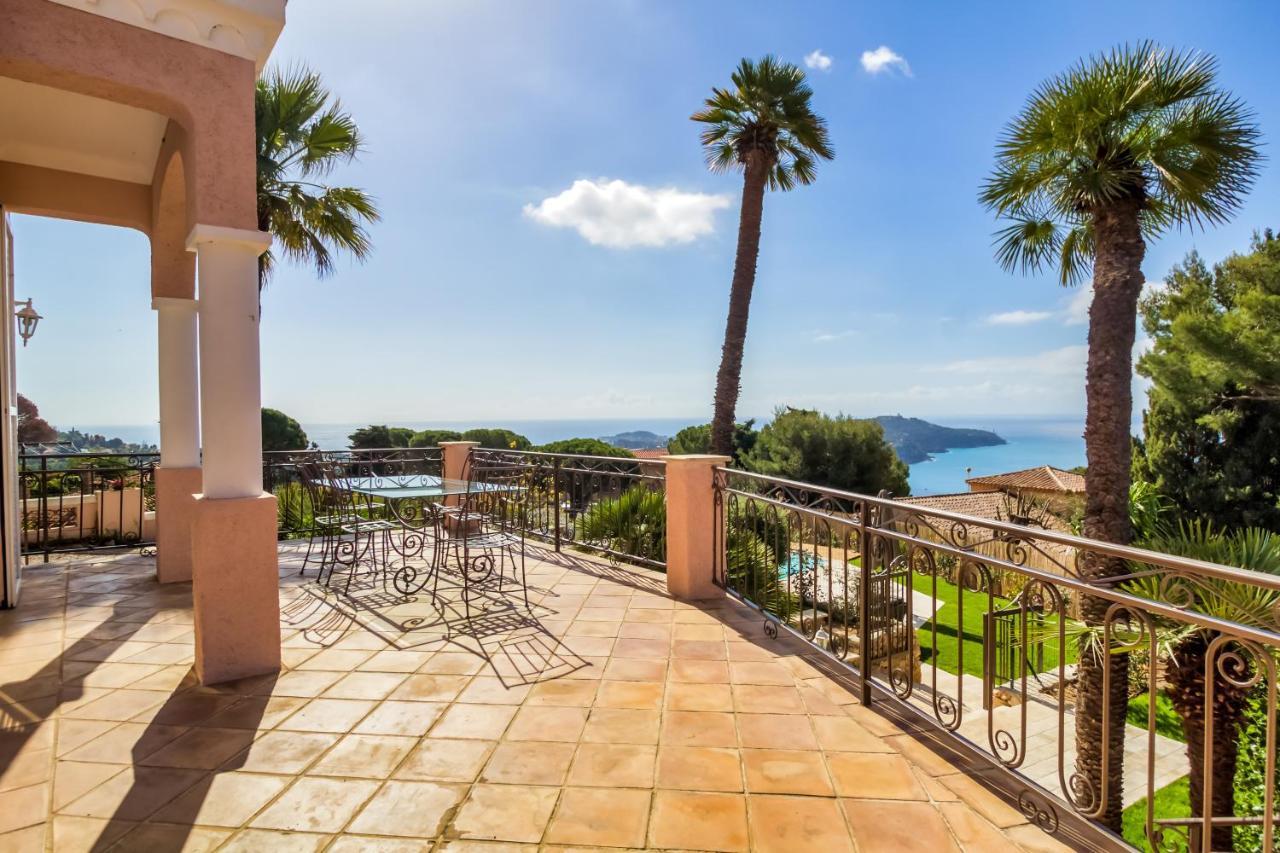 Stunning Seaview Villa. Villefranche Sur Mer Eksteriør billede
