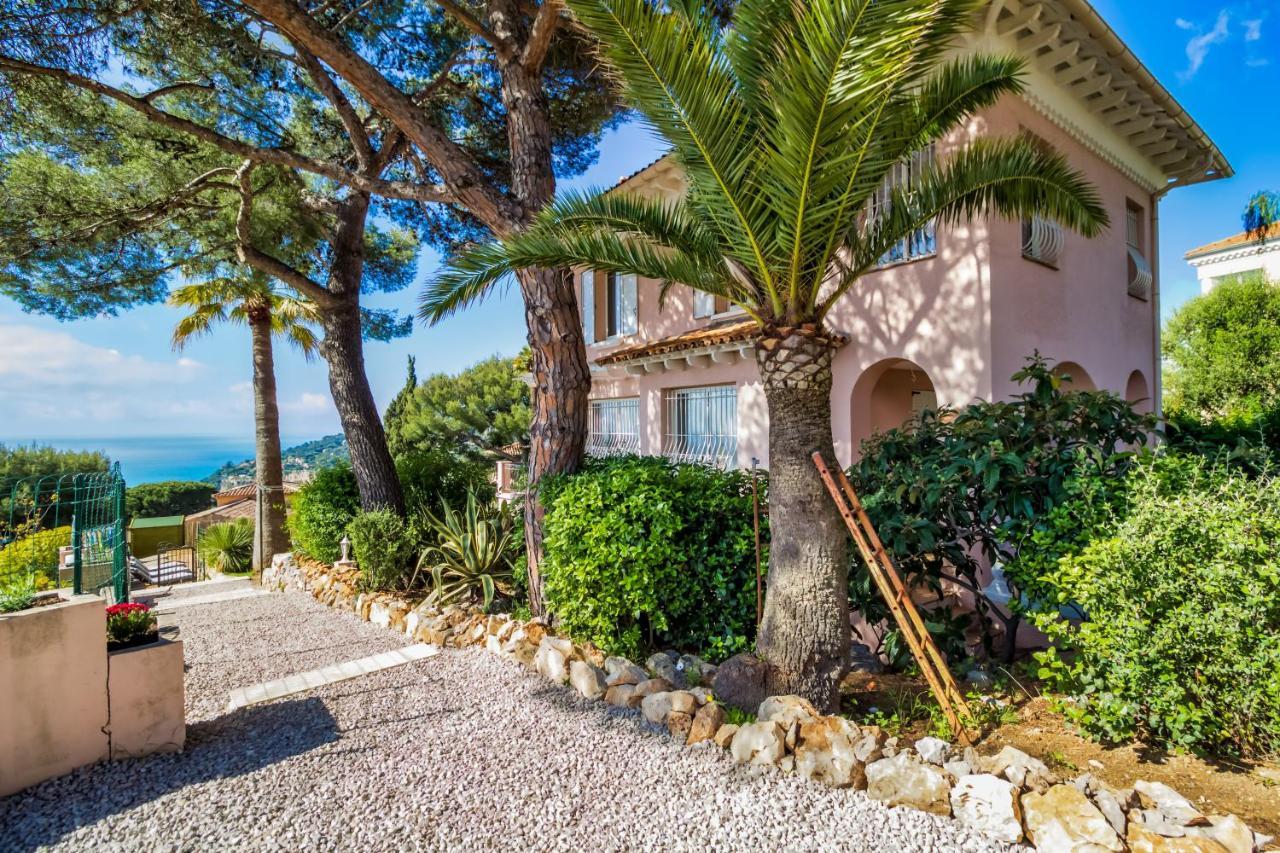 Stunning Seaview Villa. Villefranche Sur Mer Eksteriør billede